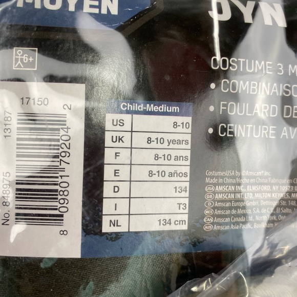 Star Wars Rogue One Jyn Erso Kids Medium Costume NWT 3 Piece - Picture 4 of 4